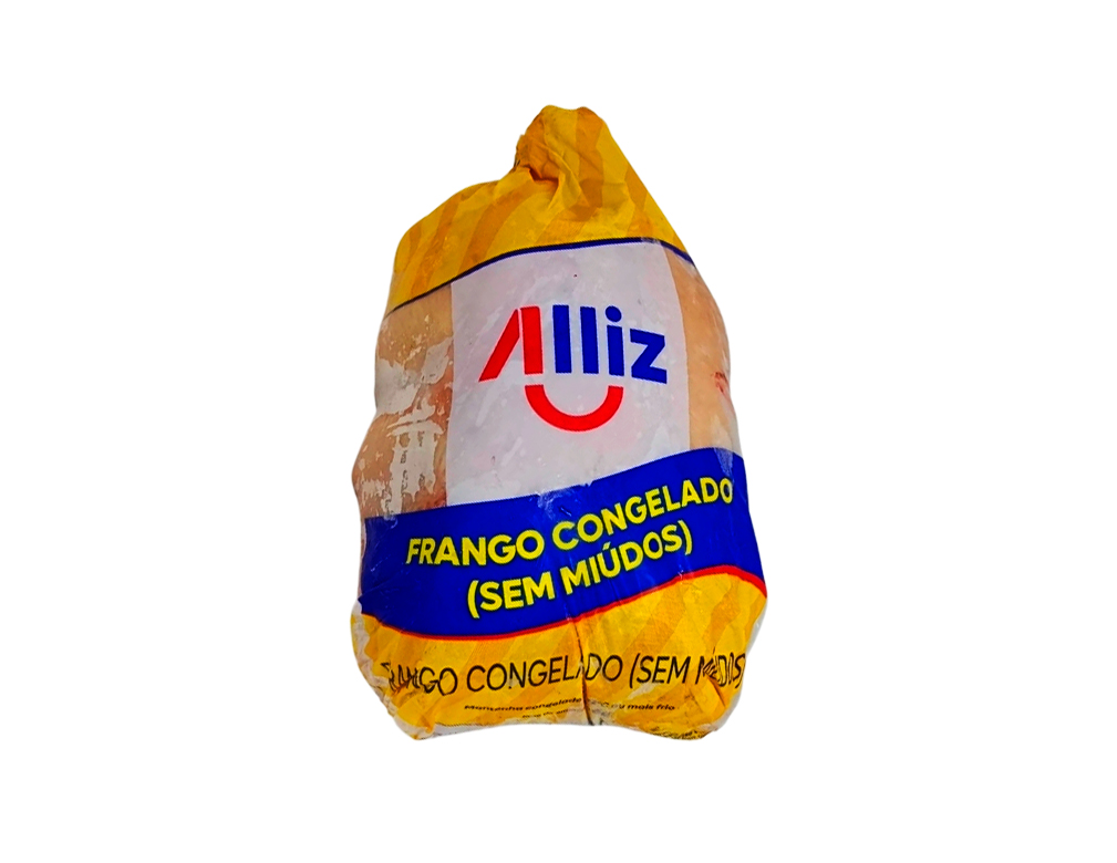 FRANGO SEM MIÚDOS CARCAÇA CONGELADO ALLIZ 1,9 KG (CX 19 KG)